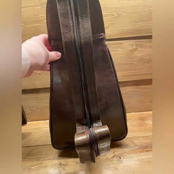 Brown Faux Leather Backpack Purse - Picture 15 of 16